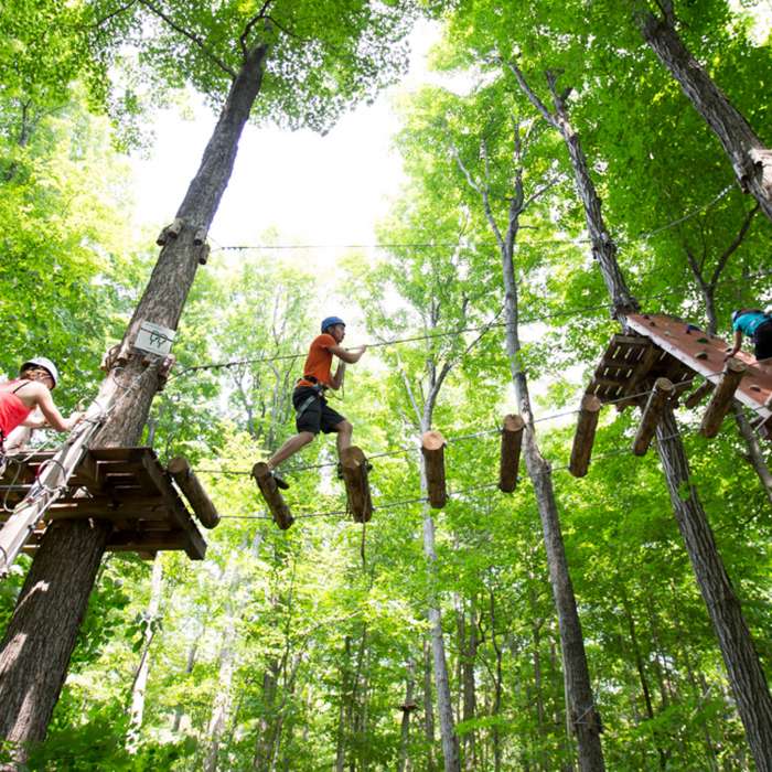 Treetop Trekking at Deerhurst Resort