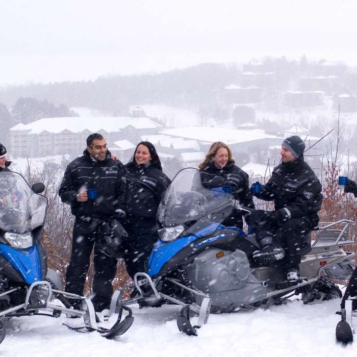 Snowmobiling at Deerhurst