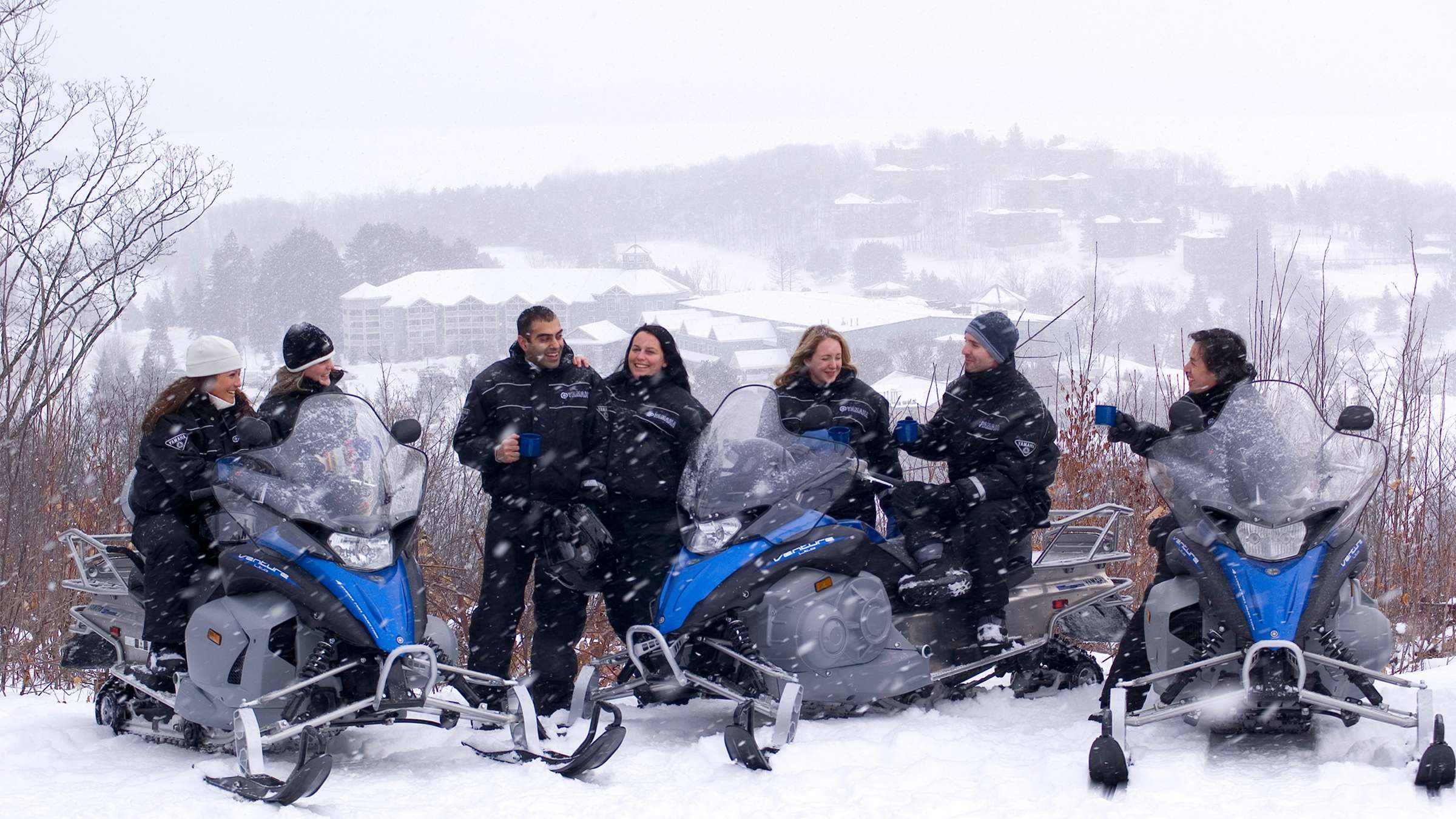 Snowmobiling at Deerhurst