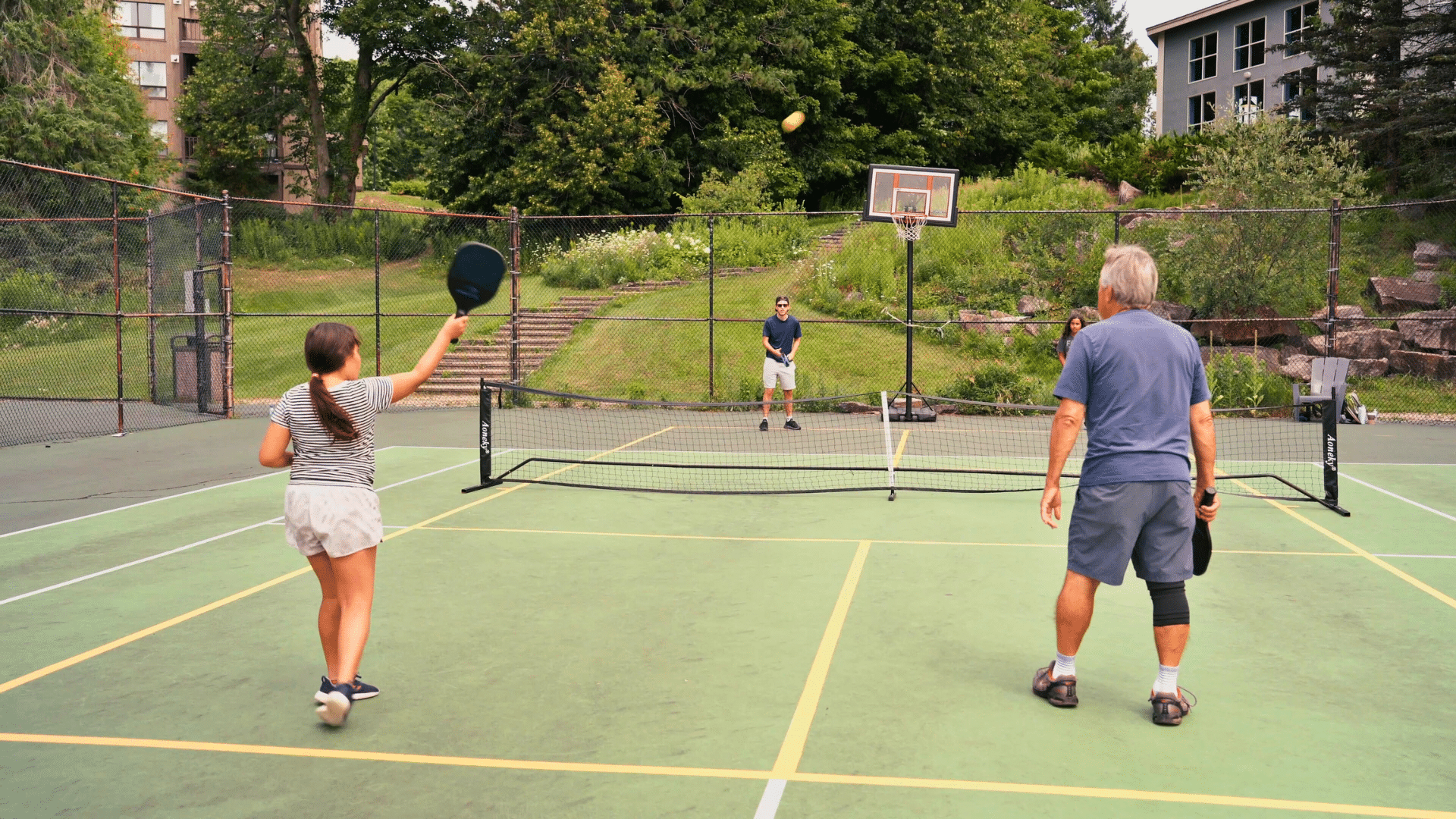 pickle ball, tennis, courts